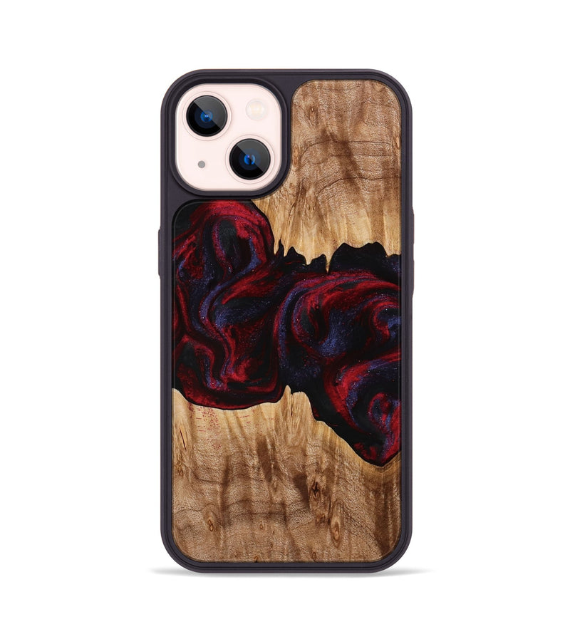 iPhone 14 Wood Phone Case - Jakayla (Red, 774303)