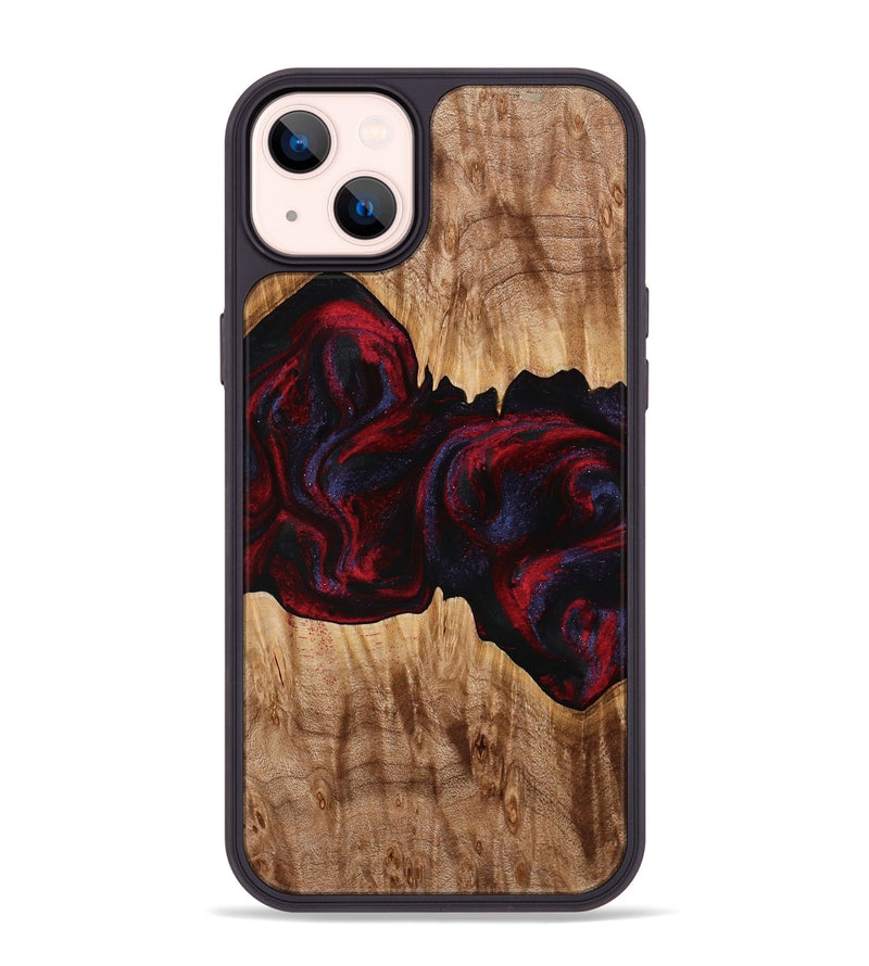 iPhone 14 Plus Wood Phone Case - Jakayla (Red, 774303)