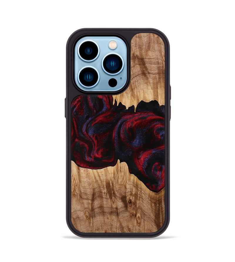 iPhone 14 Pro Wood Phone Case - Jakayla (Red, 774303)