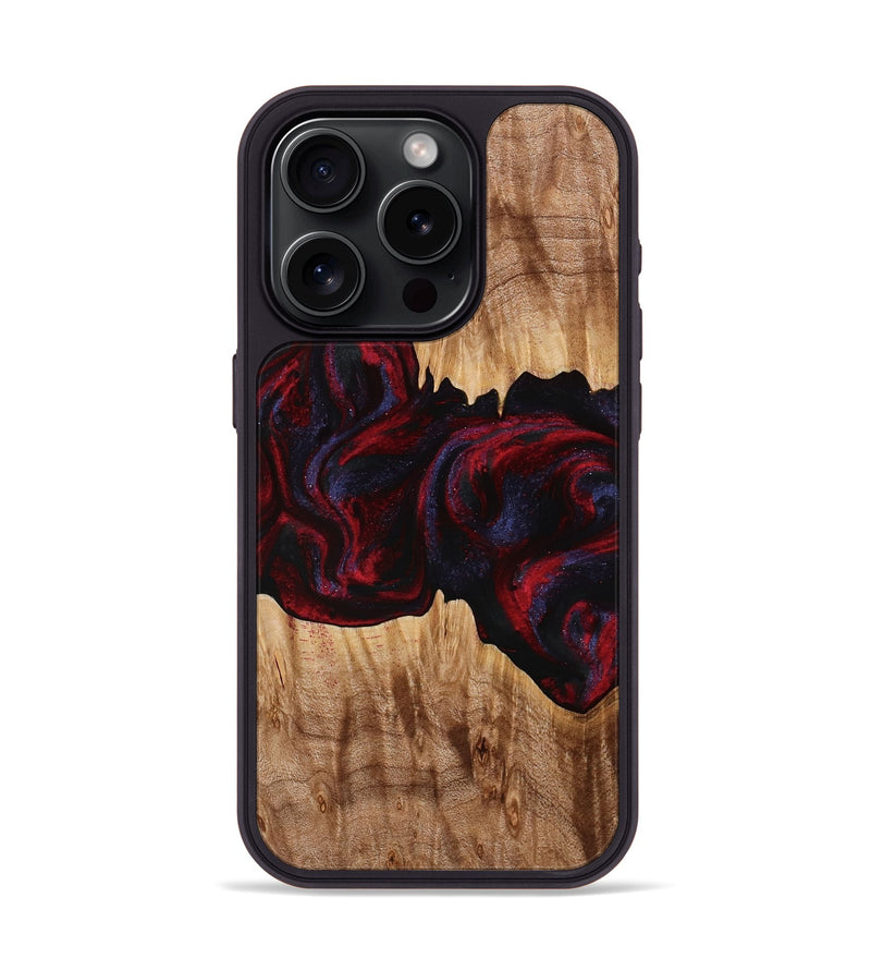 iPhone 15 Pro Wood Phone Case - Jakayla (Red, 774303)