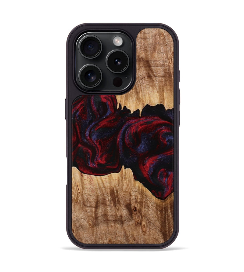 iPhone 16 Pro Wood Phone Case - Jakayla (Red, 774303)