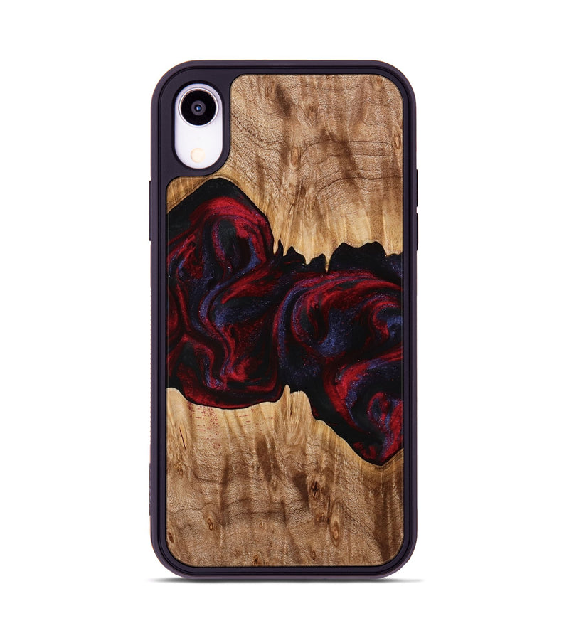 iPhone Xr Wood Phone Case - Jakayla (Red, 774303)