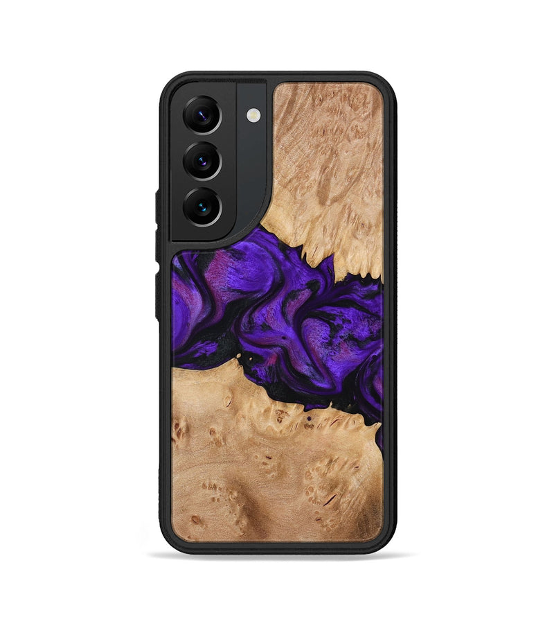 Galaxy S22 Wood Phone Case - Jahmir (Purple, 774720)