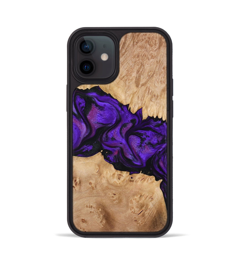 iPhone 12 Wood Phone Case - Jahmir (Purple, 774720)