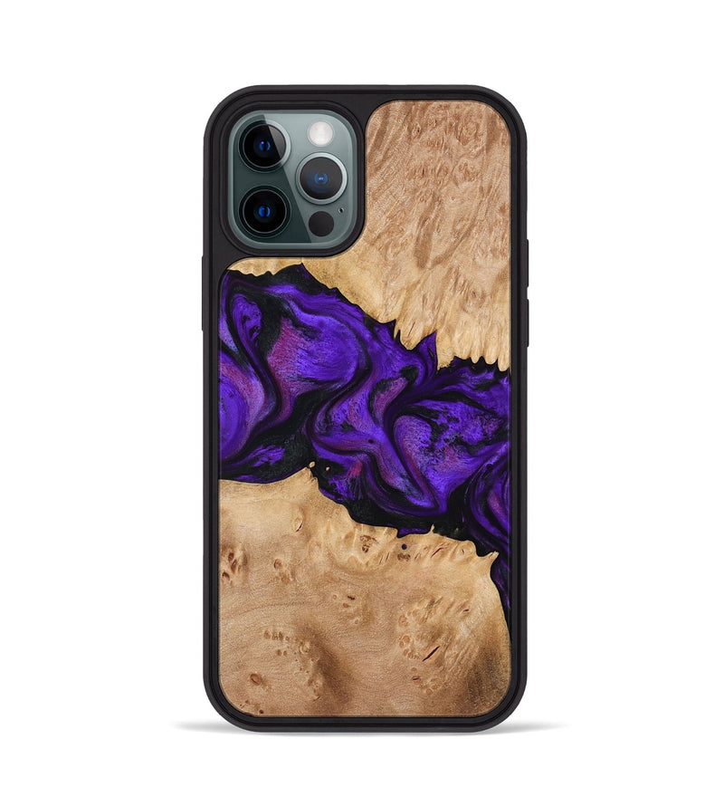 iPhone 12 Pro Wood Phone Case - Jahmir (Purple, 774720)