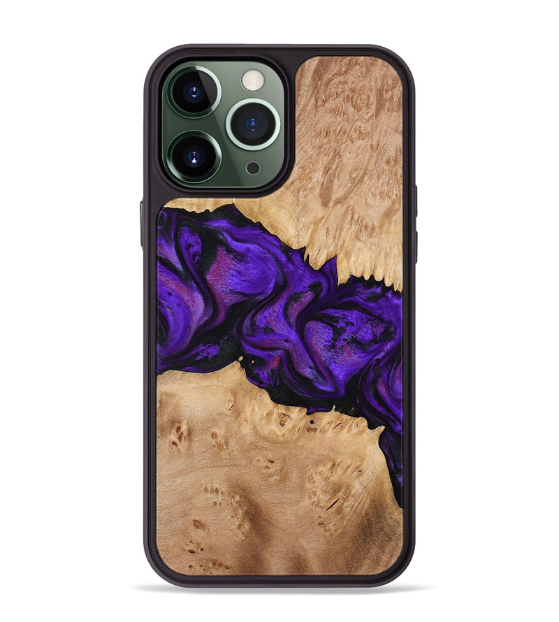iPhone 13 Pro Max Wood Phone Case - Jahmir (Purple, 774720)