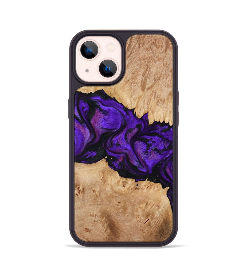 iPhone 14 Wood Phone Case - Jahmir (Purple, 774720)