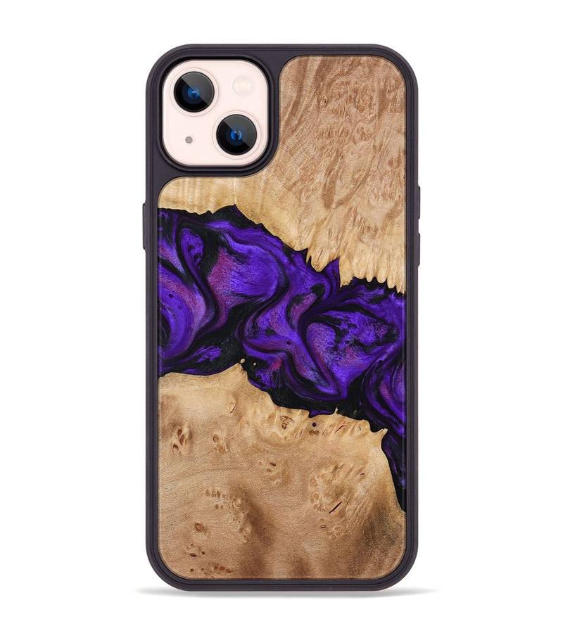 iPhone 14 Plus Wood Phone Case - Jahmir (Purple, 774720)