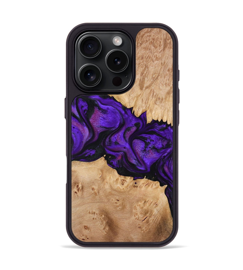 iPhone 16 Pro Wood Phone Case - Jahmir (Purple, 774720)