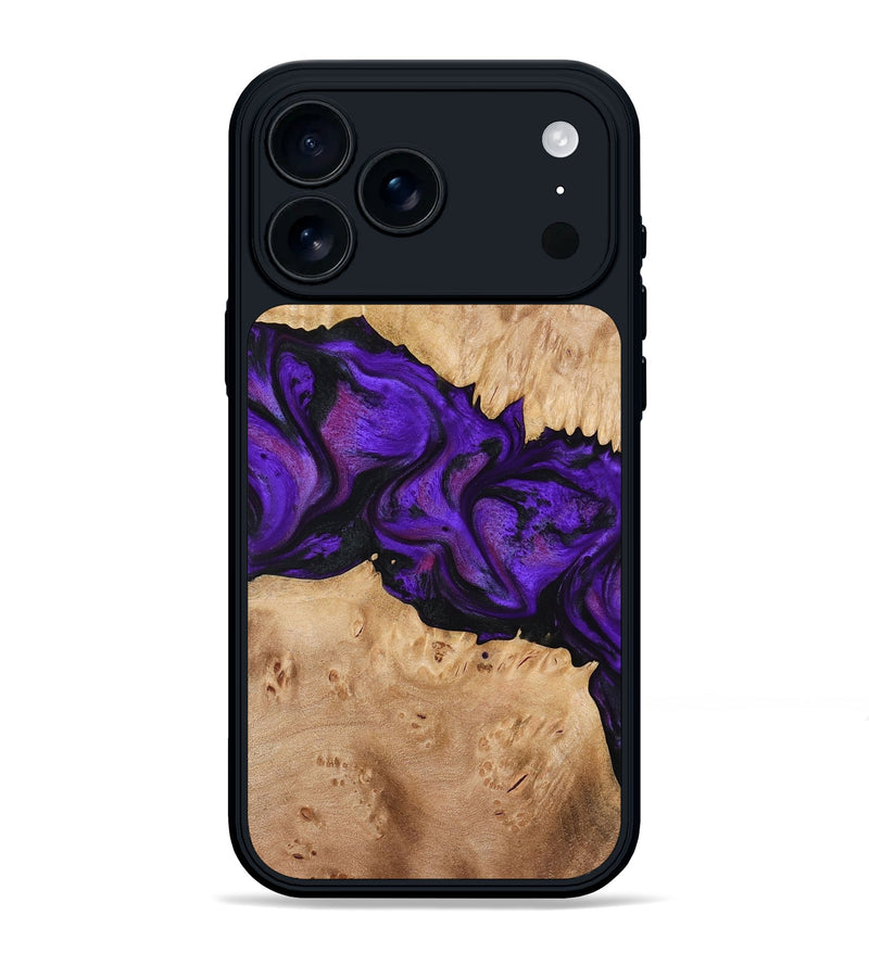 iPhone 17 Pro Max Wood Phone Case - Jahmir (Purple, 774720)