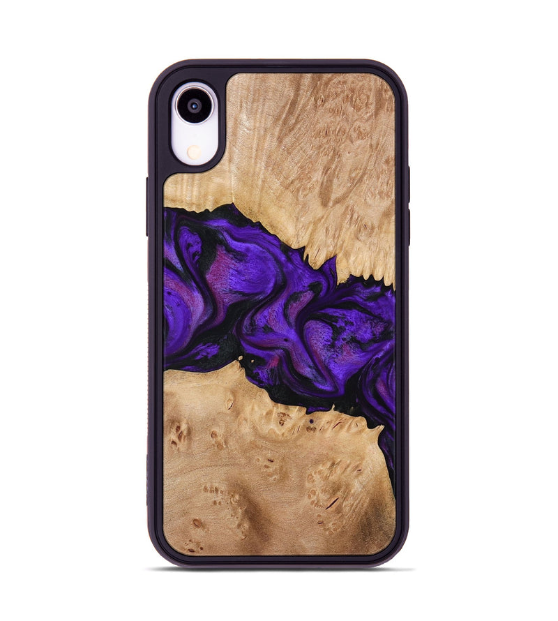 iPhone Xr Wood Phone Case - Jahmir (Purple, 774720)