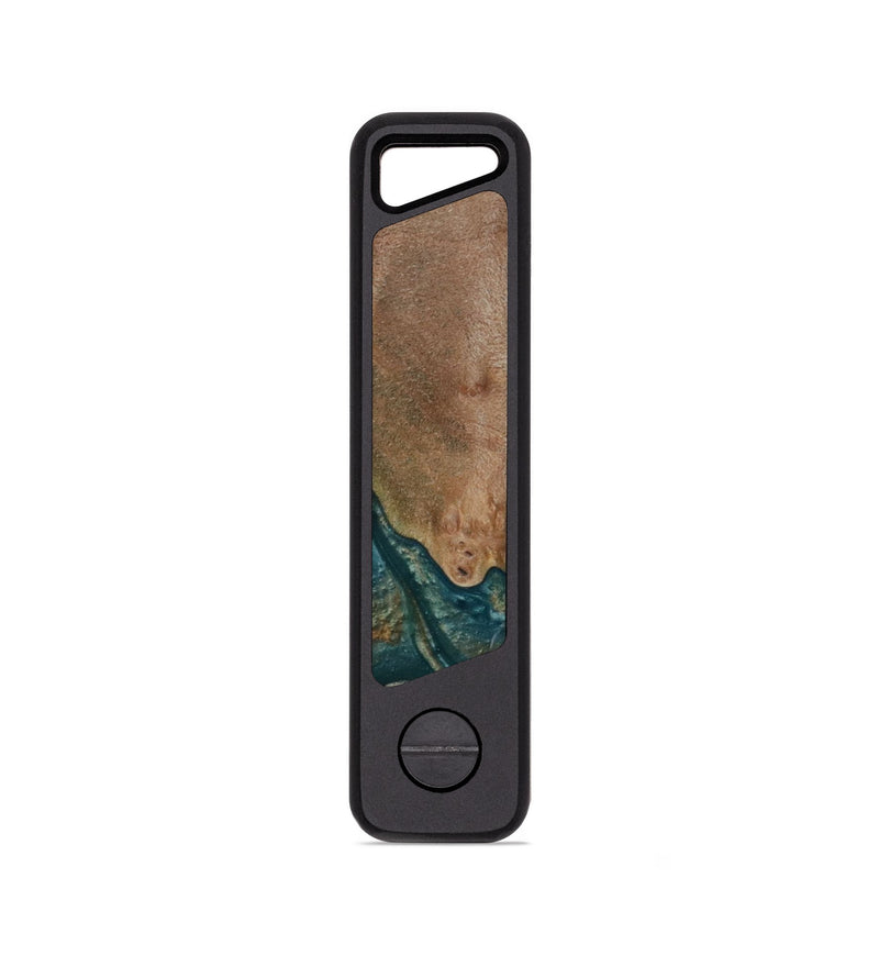 EDC Wood KeyHolder - Lacey (Teal & Gold, 774897)