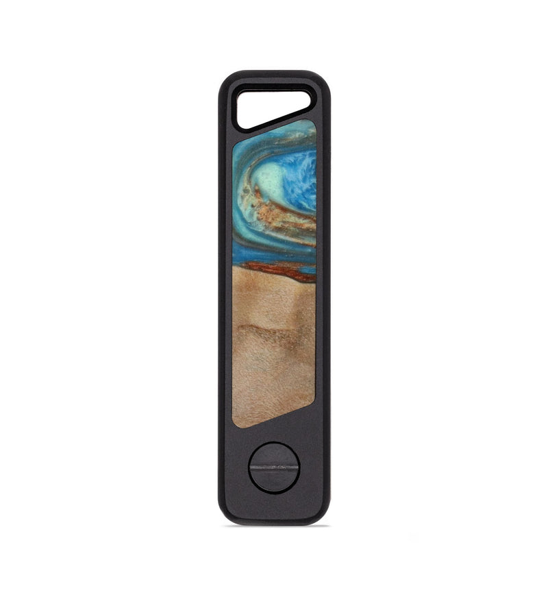 EDC Wood KeyHolder - Messiah (Teal & Gold, 774898)