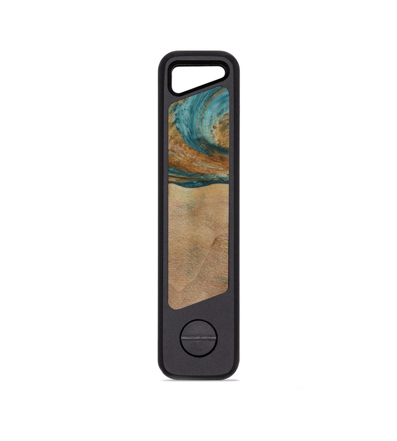 EDC Wood KeyHolder - Kyla (Teal & Gold, 774901)