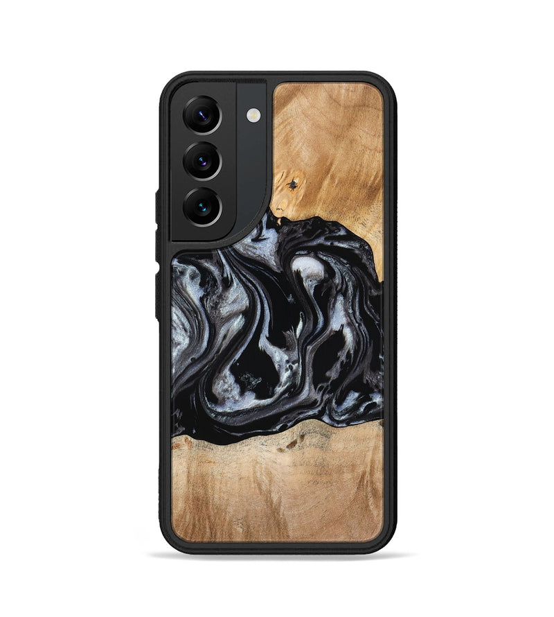 Galaxy S22 Wood Phone Case - Roberto (Black & White, 774922)