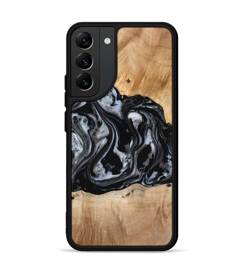 Galaxy S22 Plus Wood Phone Case - Roberto (Black & White, 774922)