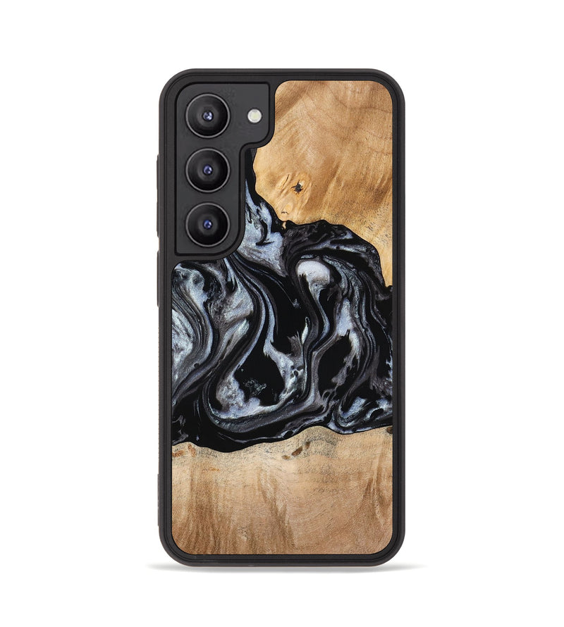 Galaxy S23 Wood Phone Case - Roberto (Black & White, 774922)