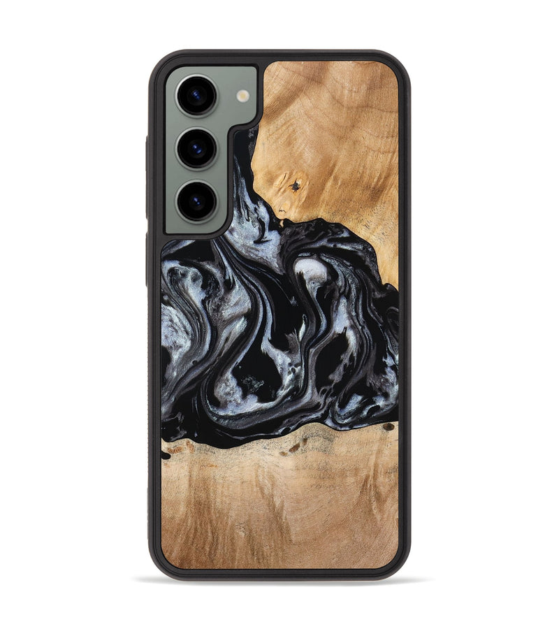 Galaxy S23 Plus Wood Phone Case - Roberto (Black & White, 774922)