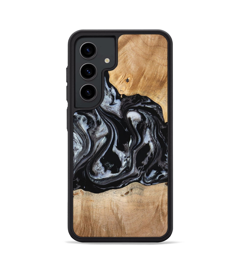 Galaxy S24 Wood Phone Case - Roberto (Black & White, 774922)