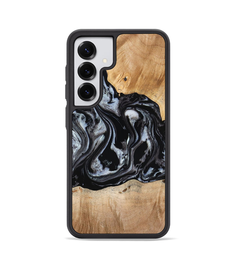 Galaxy S25 Wood Phone Case - Roberto (Black & White, 774922)