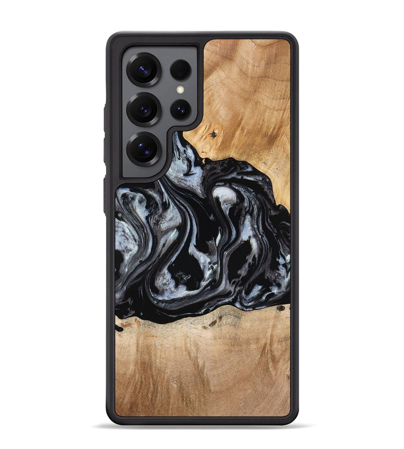 Galaxy S25 Ultra Wood Phone Case - Roberto (Black & White, 774922)