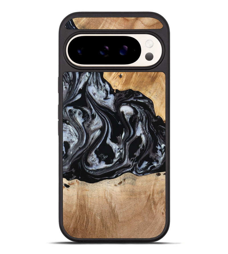 Pixel 10 Pro XL Wood Phone Case - Roberto (Black & White, 774922)