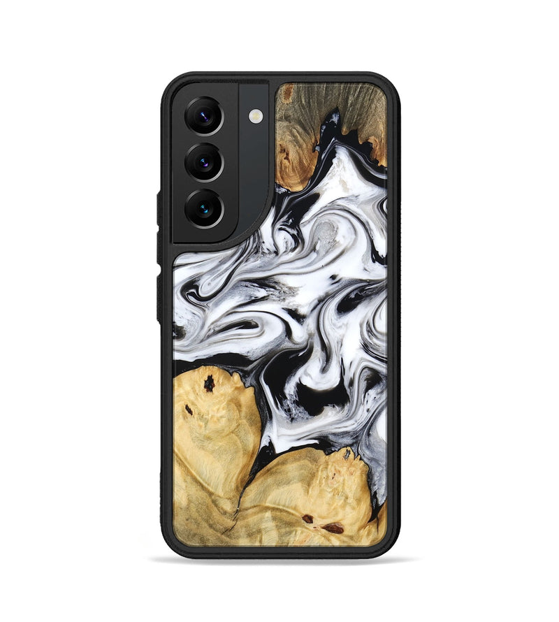 Galaxy S22 Wood Phone Case - Lashawn (Black & White, 774923)