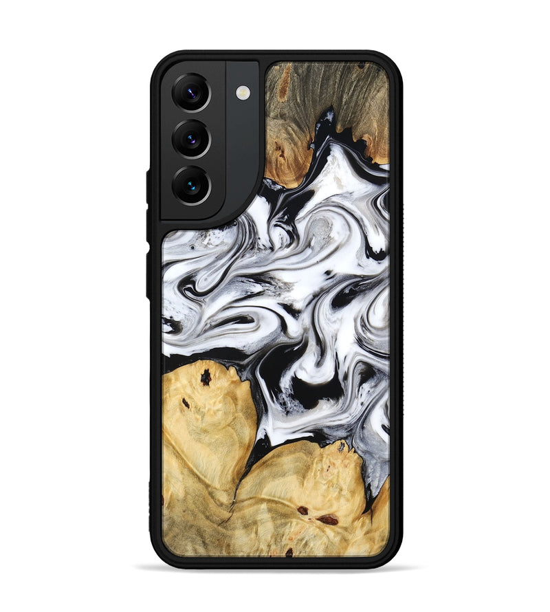 Galaxy S22 Plus Wood Phone Case - Lashawn (Black & White, 774923)
