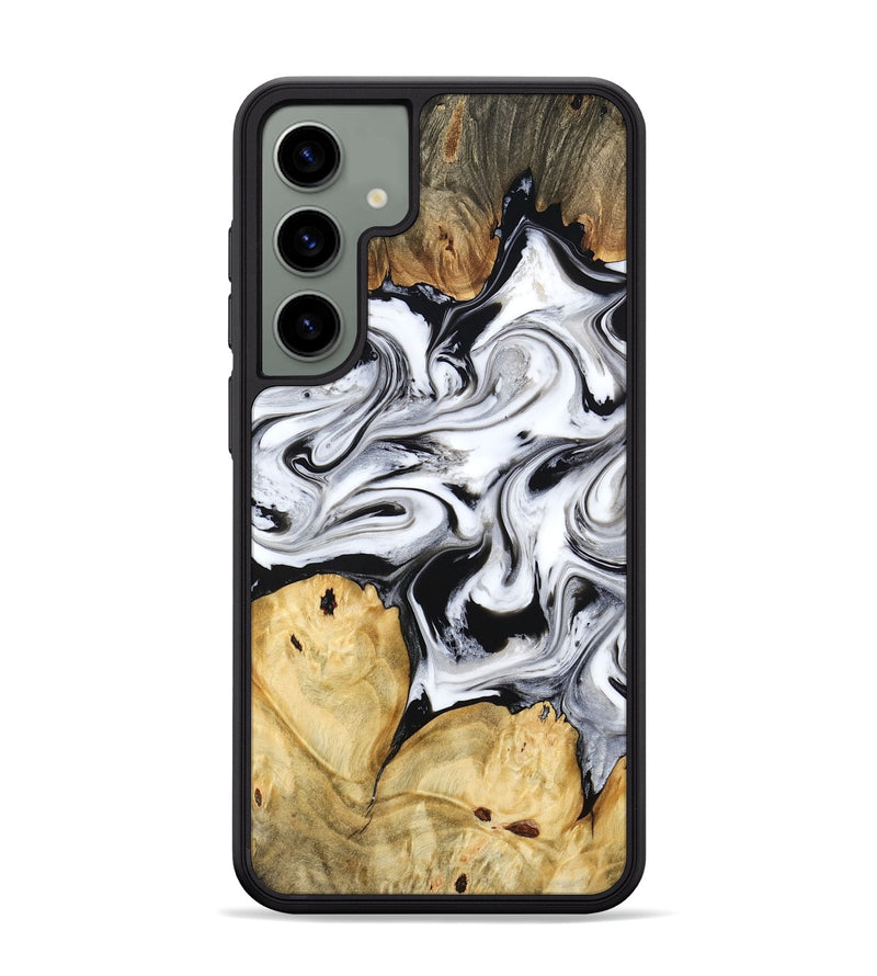 Galaxy S24 Plus Wood Phone Case - Lashawn (Black & White, 774923)