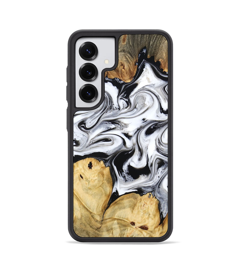 Galaxy S25 Wood Phone Case - Lashawn (Black & White, 774923)