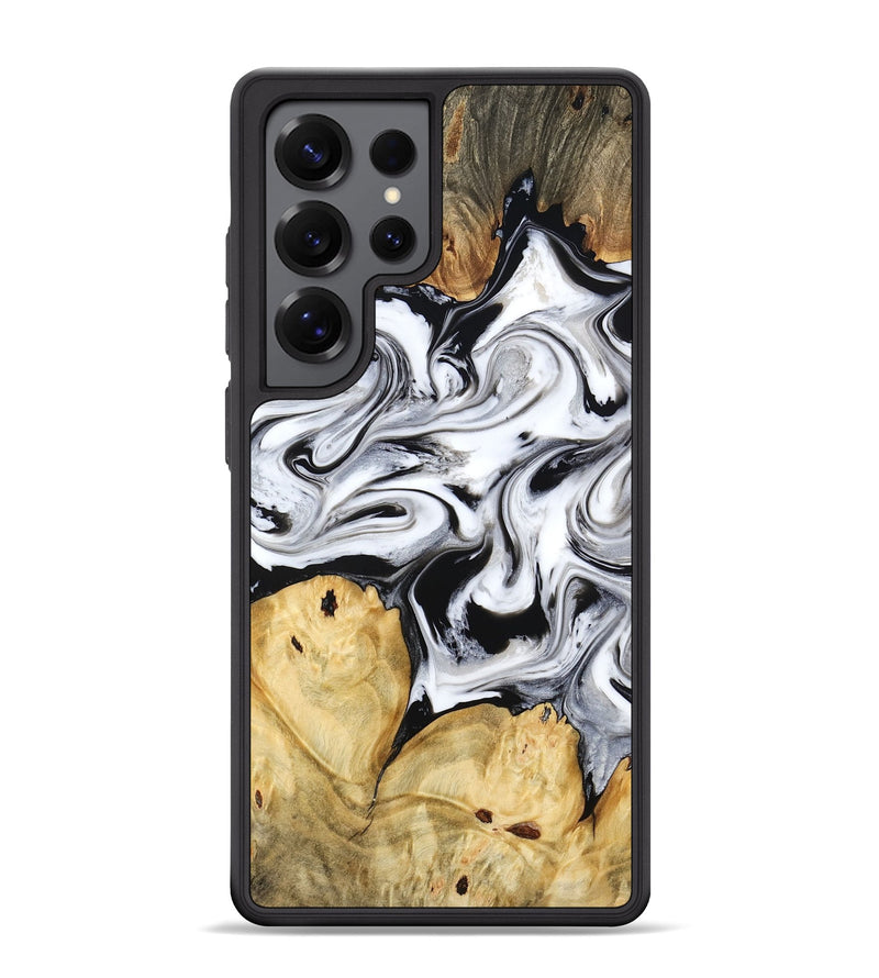 Galaxy S25 Ultra Wood Phone Case - Lashawn (Black & White, 774923)