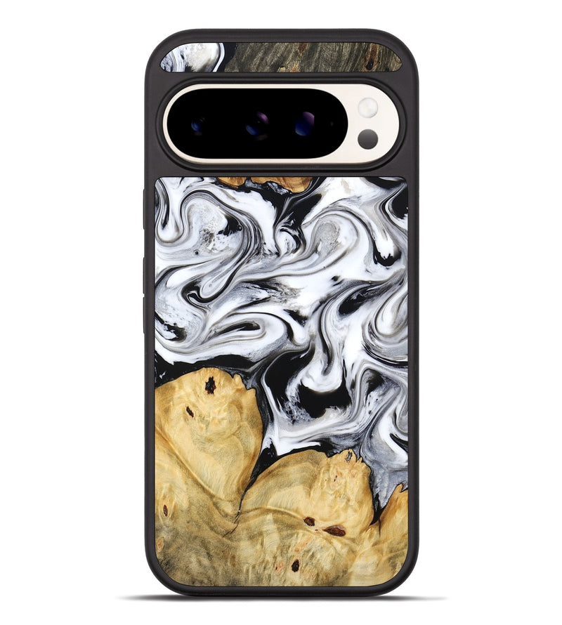 Pixel 10 Pro XL Wood Phone Case - Lashawn (Black & White, 774923)