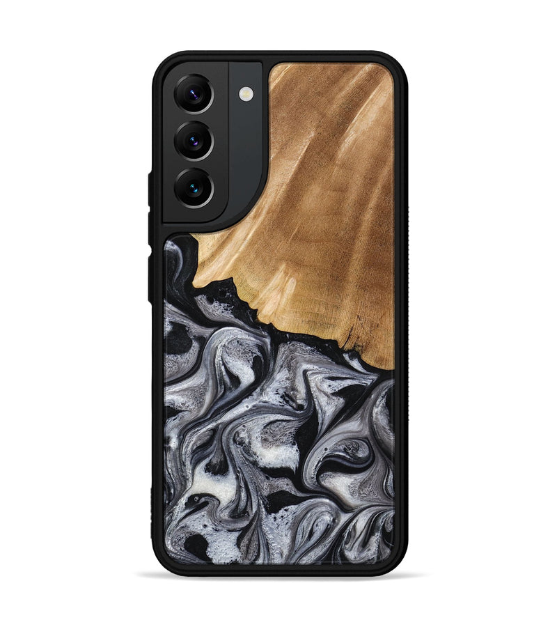 Galaxy S22 Plus Wood Phone Case - Antone (Black & White, 774925)