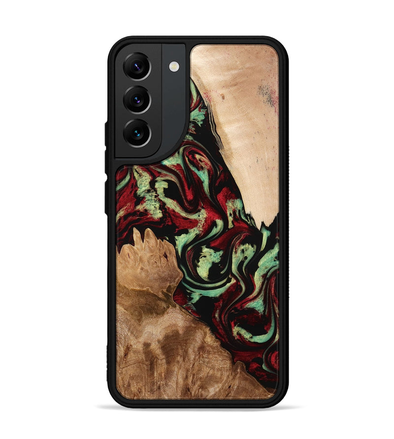 Galaxy S22 Plus Wood Phone Case - Veva (Red, 774976)