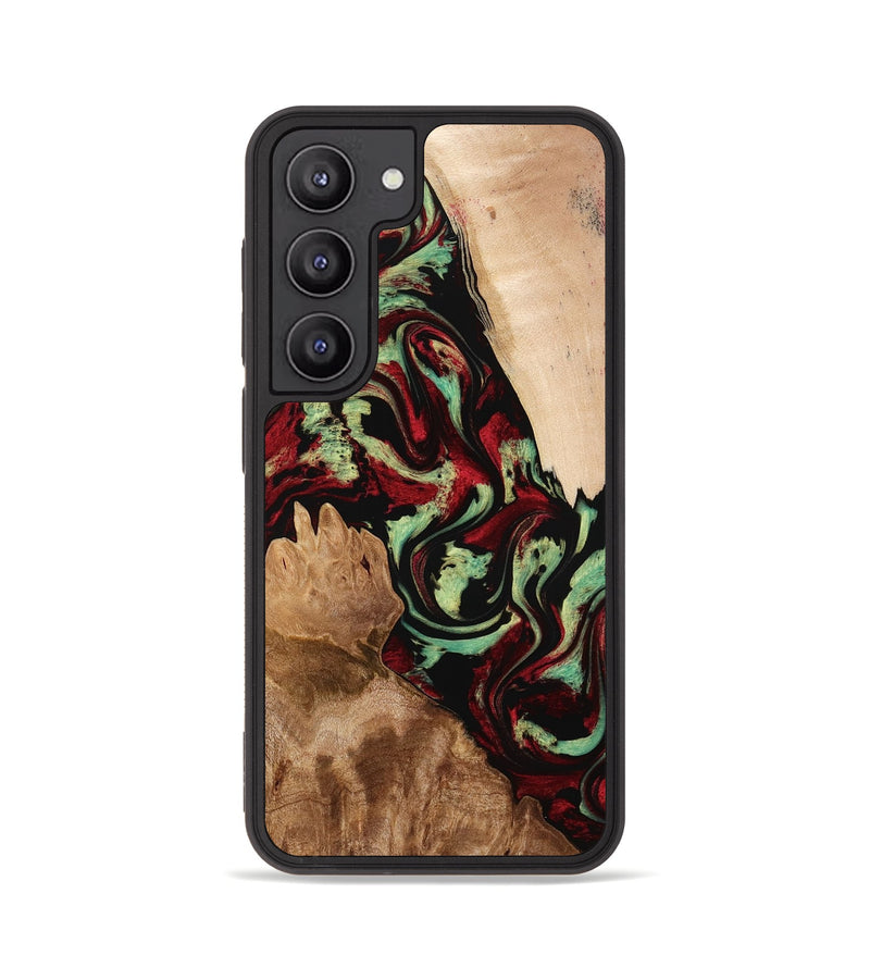 Galaxy S23 Wood Phone Case - Veva (Red, 774976)