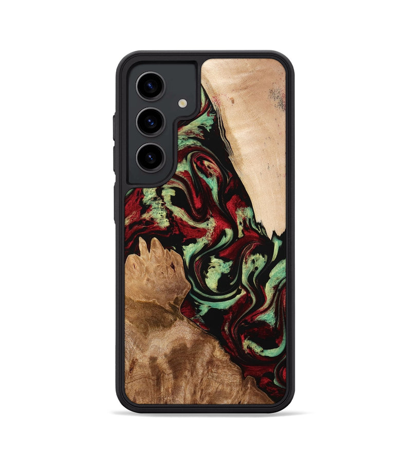 Galaxy S24 Wood Phone Case - Veva (Red, 774976)