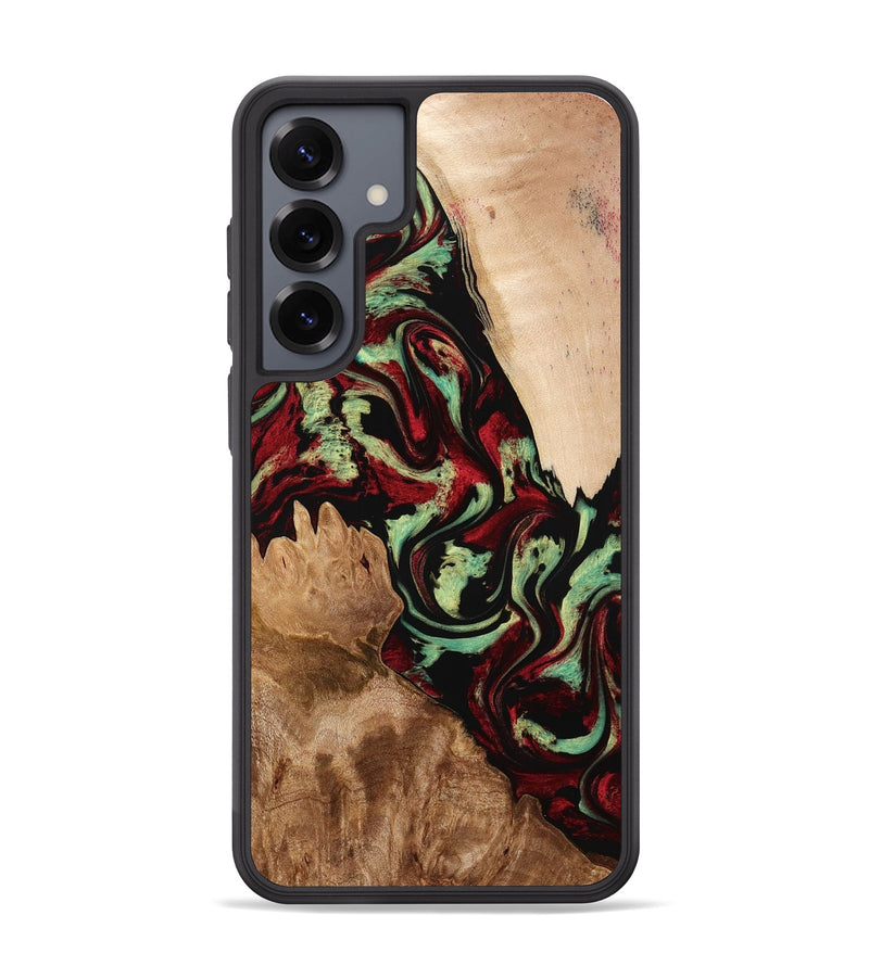 Galaxy S25 Plus Wood Phone Case - Veva (Red, 774976)