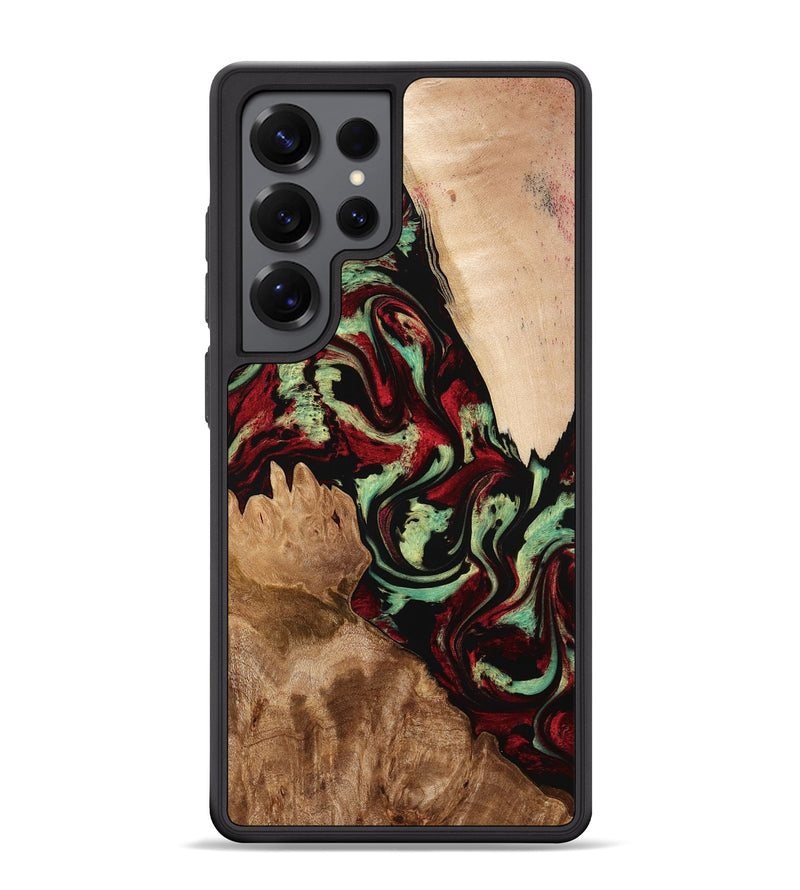 Galaxy S25 Ultra Wood Phone Case - Veva (Red, 774976)