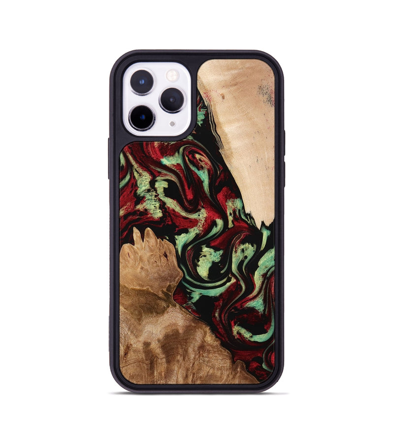 iPhone 11 Pro Wood Phone Case - Veva (Red, 774976)