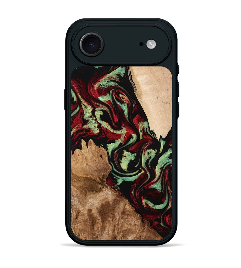 iPhone 17 Air Wood Phone Case - Veva (Red, 774976)