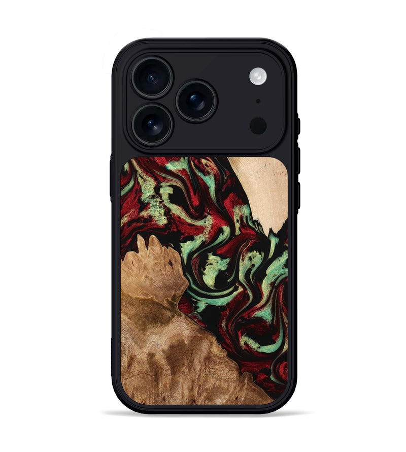 iPhone 17 Pro Wood Phone Case - Veva (Red, 774976)