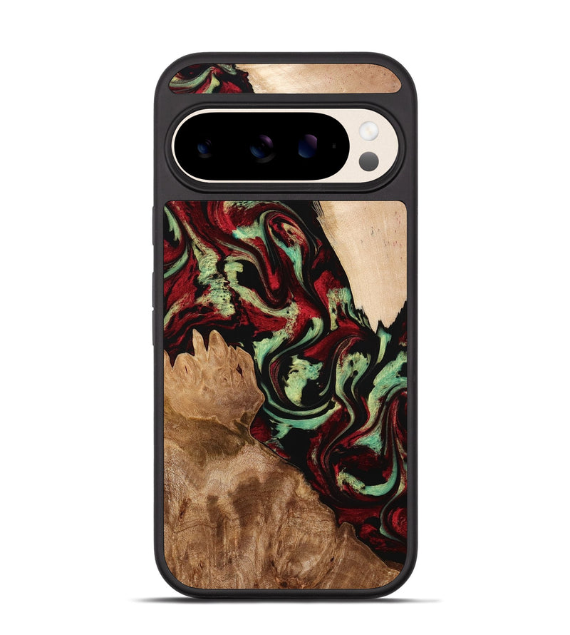 Pixel 10 Wood Phone Case - Veva (Red, 774976)