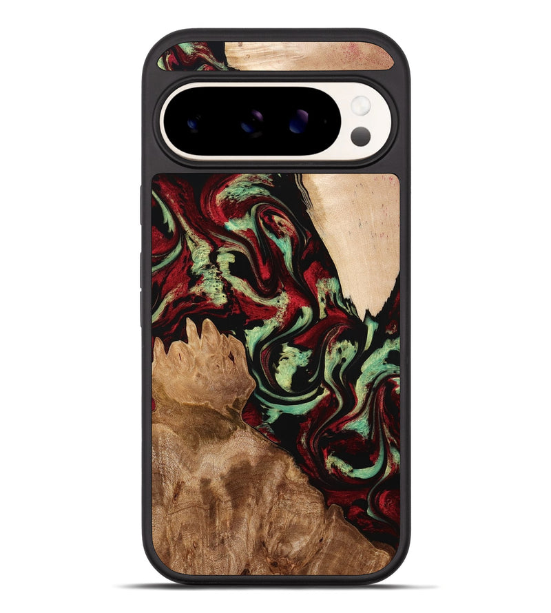 Pixel 10 Pro XL Wood Phone Case - Veva (Red, 774976)