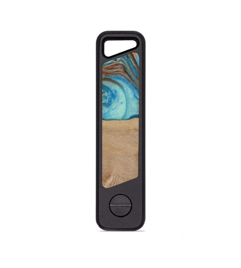 EDC Wood KeyHolder - Fredrick (Teal & Gold, 775309)