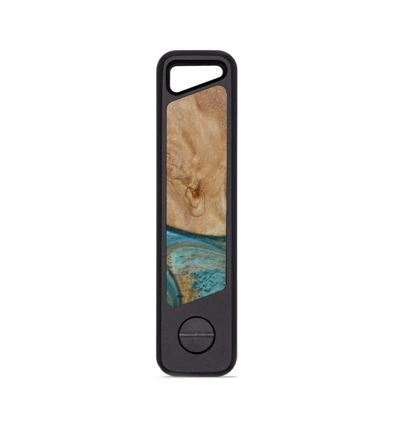 EDC Wood KeyHolder - Dustin (Teal & Gold, 775311)