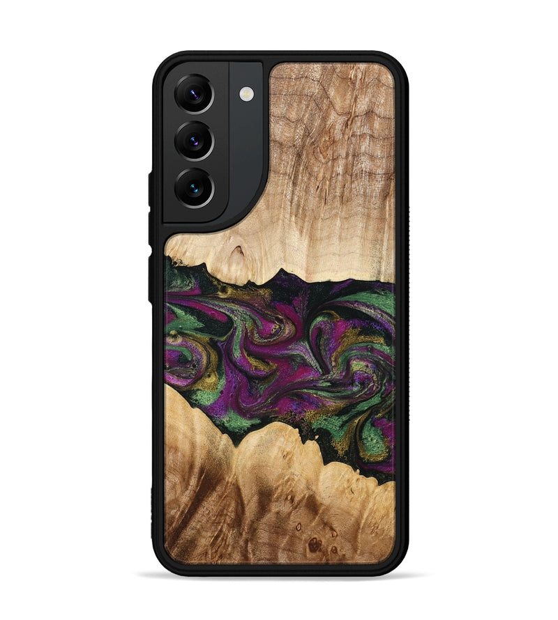 Galaxy S22 Plus Wood Phone Case - Makayla (Purple, 775383)