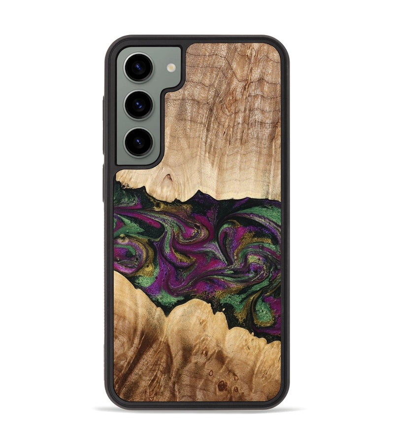 Galaxy S23 Plus Wood Phone Case - Makayla (Purple, 775383)