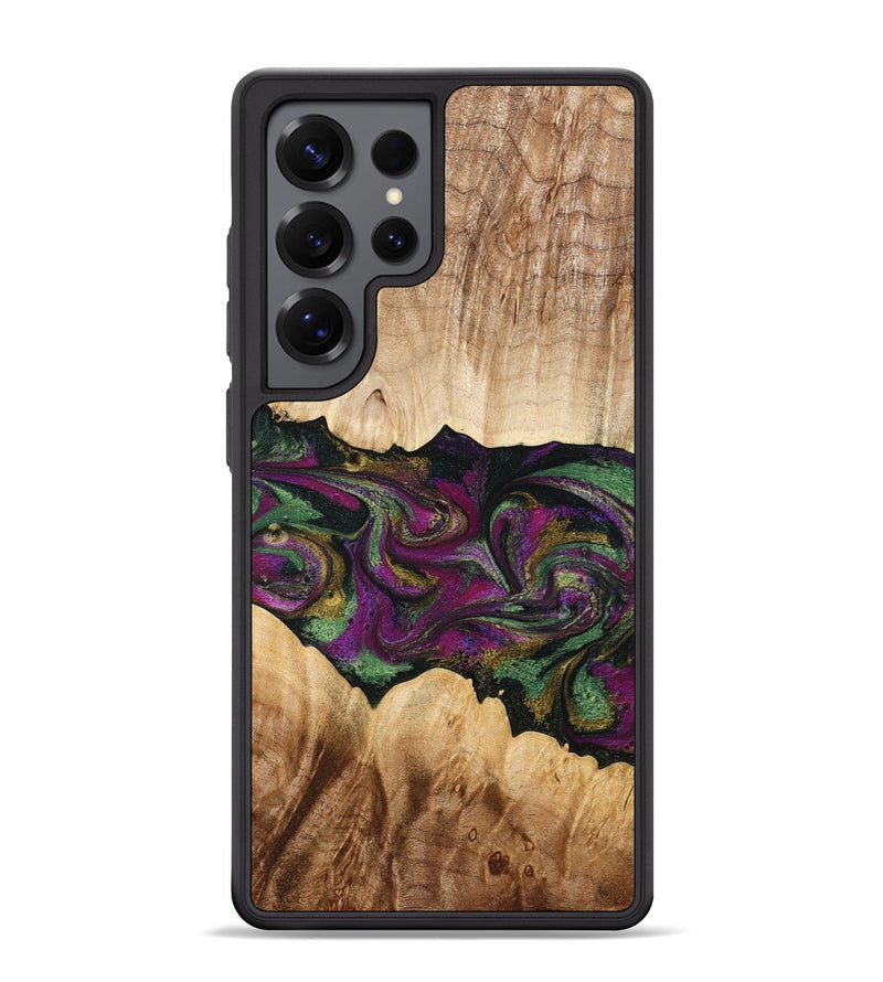 Galaxy S25 Ultra Wood Phone Case - Makayla (Purple, 775383)