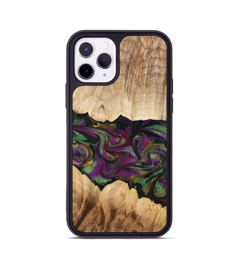 iPhone 11 Pro Wood Phone Case - Makayla (Purple, 775383)