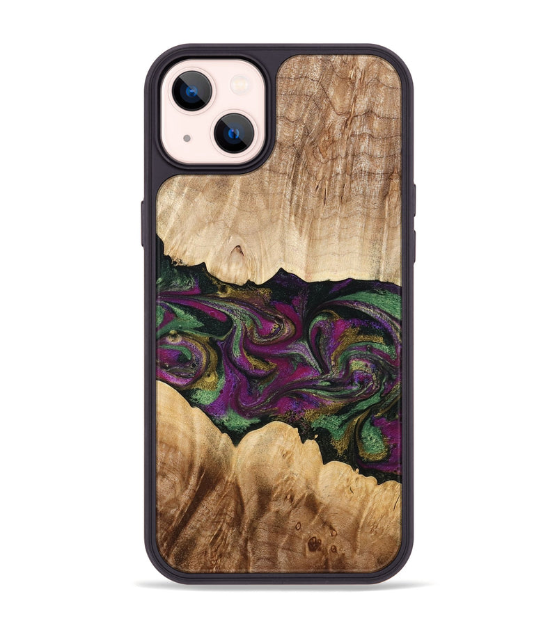 iPhone 14 Plus Wood Phone Case - Makayla (Purple, 775383)
